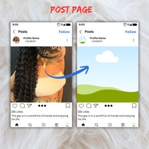 May include: A mobile phone screen displaying a social media post. The post features a photo of a person with dark, curly hair. The caption states: "This gay is in a world full of trends and enjoying his life."