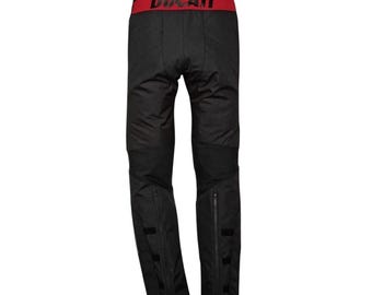 Pantalones de motociclista Ducati: pantalones de pana impermeables para motociclistas