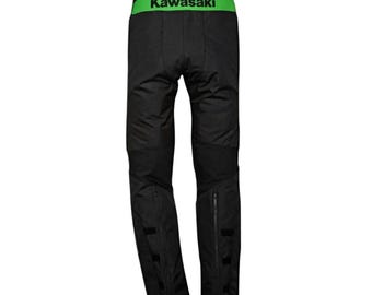 Kawasaki Riding Pants: Waterproof Textile Biker Touring Trousers