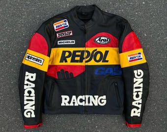 Honda CBR Motorcycle Leather Jacket CE Approved Men Racing Jackets 2024