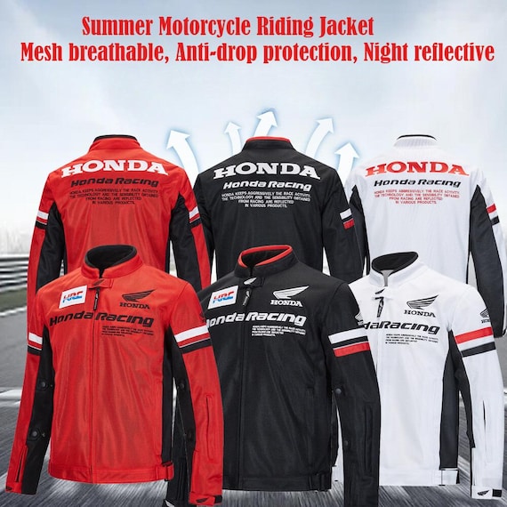 Textile Summer Jacket CE Armored Racing Motorbike Motorcycle Windproof All Size - Foto 7