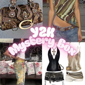 Y2K Mystery Boxes – Custom 2000s Fashion, Accessories & Style Bundles: FairyCore, Cottage Core, Grunge, Y2K.