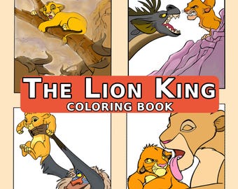The Lion King Coloring Book | 33 Printable Coloring Pages (1 PDF)