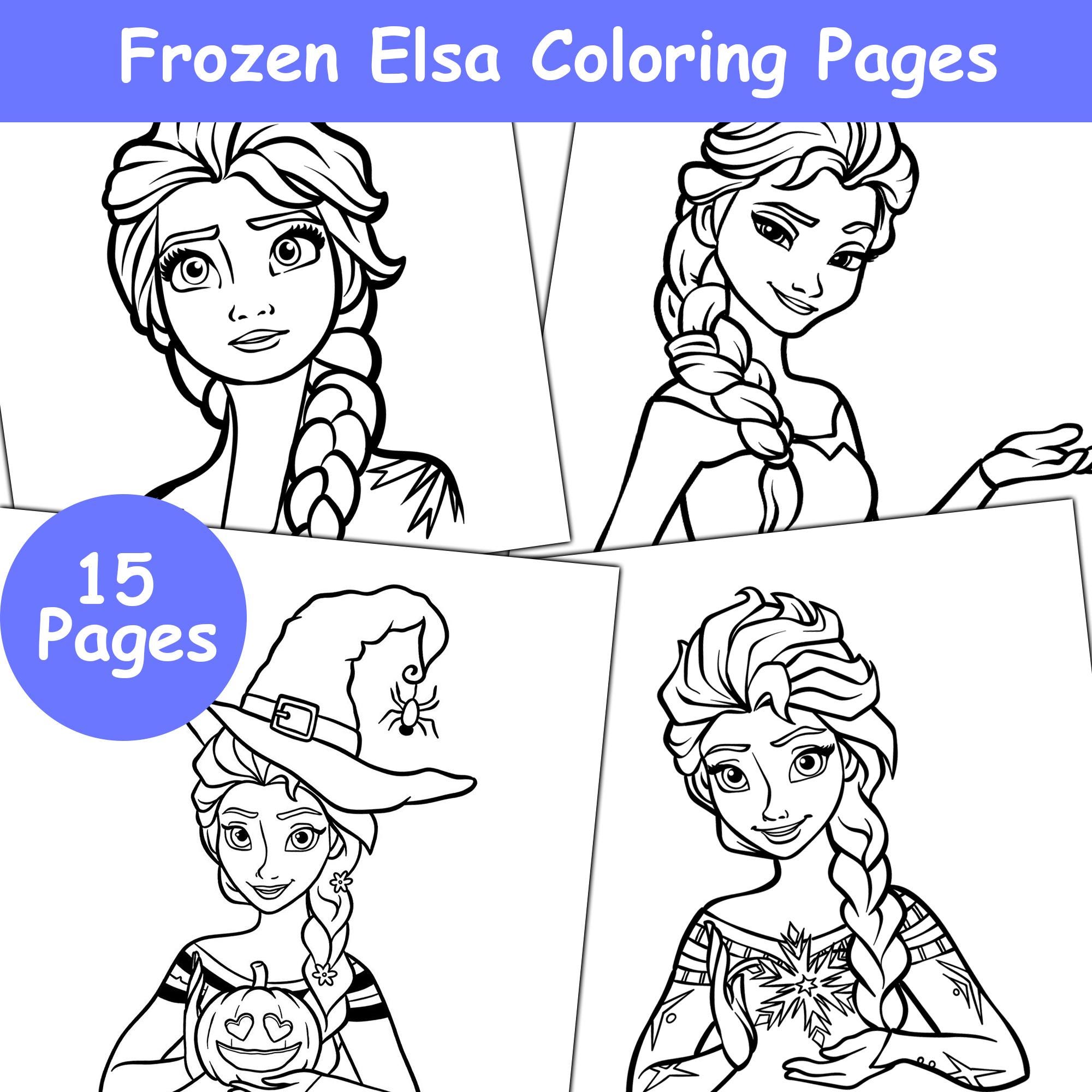 Elsa Coloring Pages Online