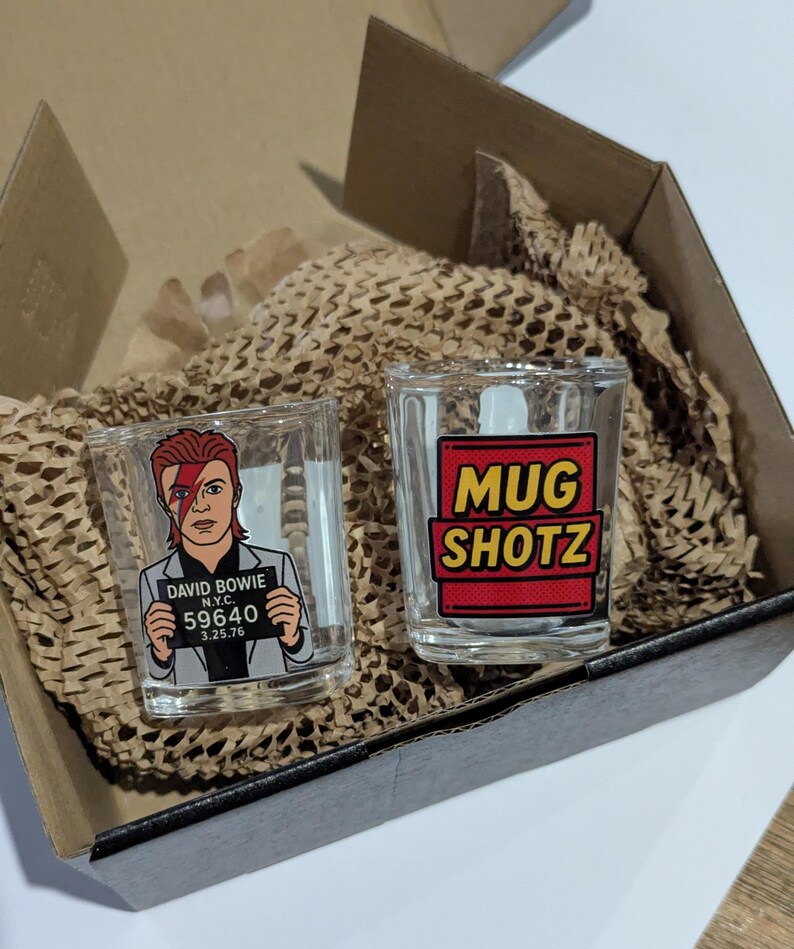 Axl Rose Shot Glass – Cartoon Mugshot Gift – Guns N’ Roses Barware ...