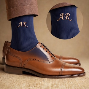 Embroidered Groomsman Socks,Personalized Custom Groomsman Socks,Personalized Wedding Groomsmen Gift, Father&#39;s Day Gift,Gifts for Him
