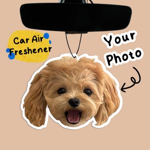 Custom Air Freshener from Photo,Air Freshener,Car Accessories for Boyfriend,Photo Freshener,Custom Gift,Personalized Gift,Mother's Day gift