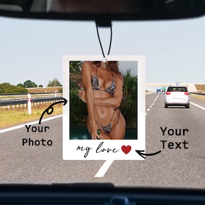 Personalised Car Air Freshener Double Sided,Picture Car Air Freshener,Personalised Gift,Personalised Car Accessories,Mothers Day Gift