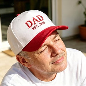 Customized Embroidered Hat|Customized Name Dad Hat| Gift for novice parents|Father's Day gift | Fathers Day Gift| Give it to Dad