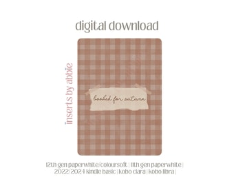 booked for autumn kindle/kobo insert | digital download