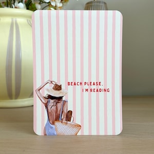 beach please, I'm reading kindle/kobo insert | e-reader aesthetic | cute e-reader insert
