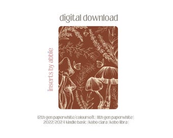autumn woods kindle/kobo insert | digital download