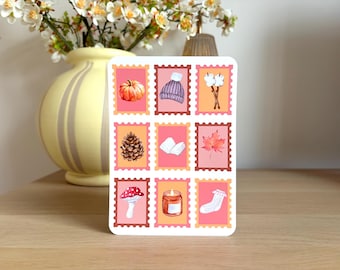 autumn stamps | kindle/kobo insert
