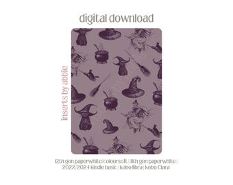 witchy kindle/kobo insert | digital download