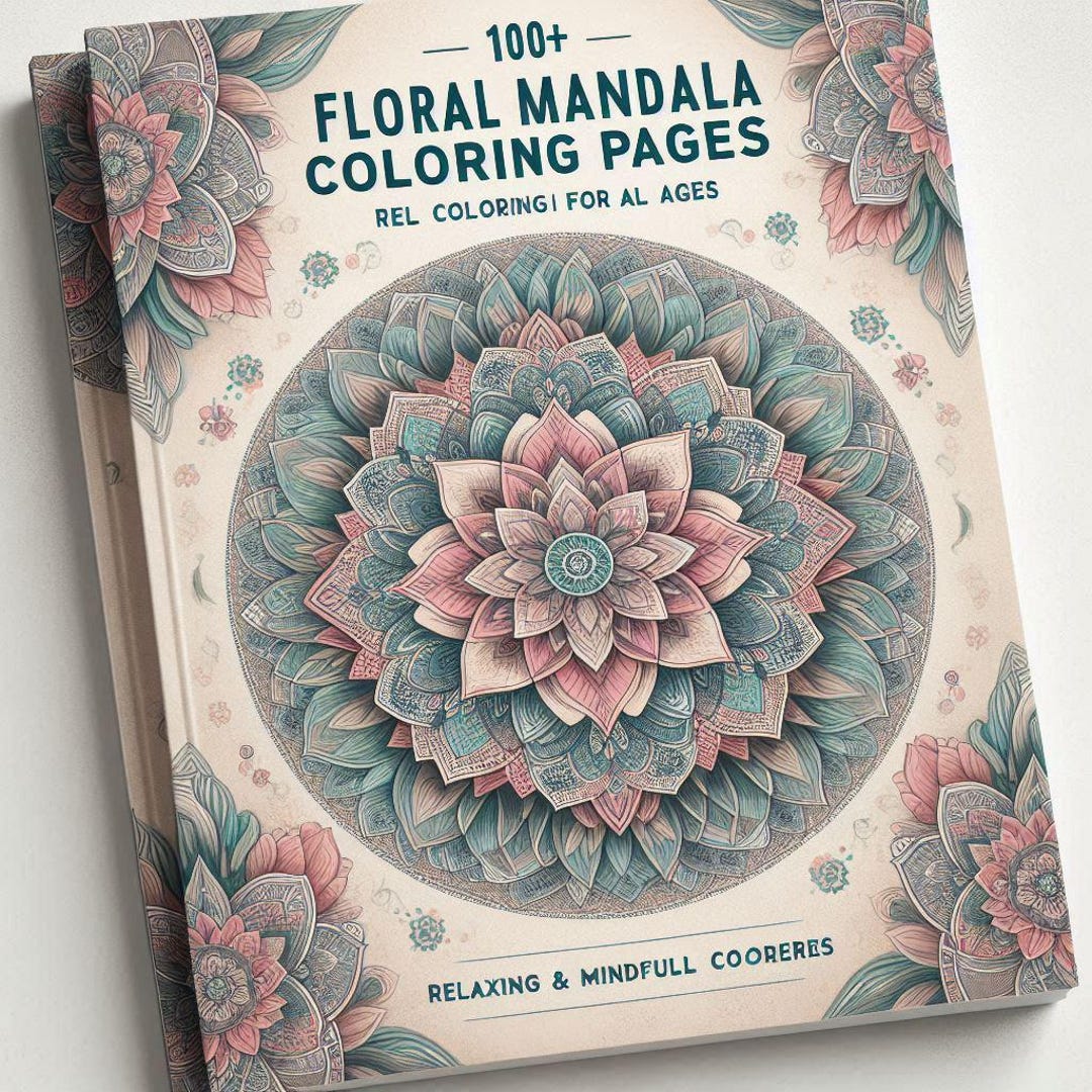 100+ Floral Mandala Coloring Pages Printable Mandala Design Patterns ...