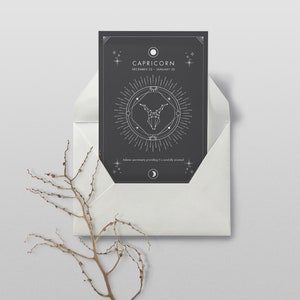 Cartes de tarot d’astrologie - CAPRICORN