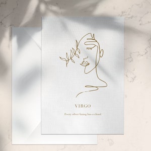 Virgo Greeting Card / Print