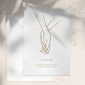 Carte de vœux contre le cancer / Imprimer