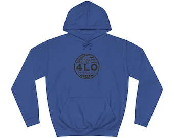 Vintage College Hoodie, Unisex Kängurutasche Sweatshirt