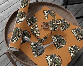 Off-Road Abenteuer Geschenkpapier, perfekt für Outdoor-Enthusiasten, Geburtstag, Urlaub, Jeep-Enthusiasten, umweltfreundlich