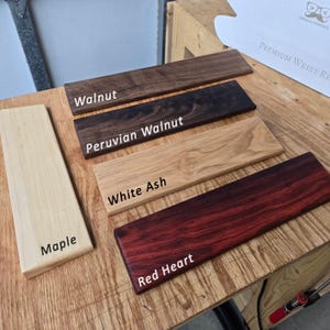 Handcrafted Hardwood Keyboard Wrist Rest: Ergonomic Slanted Wood, Custom Width