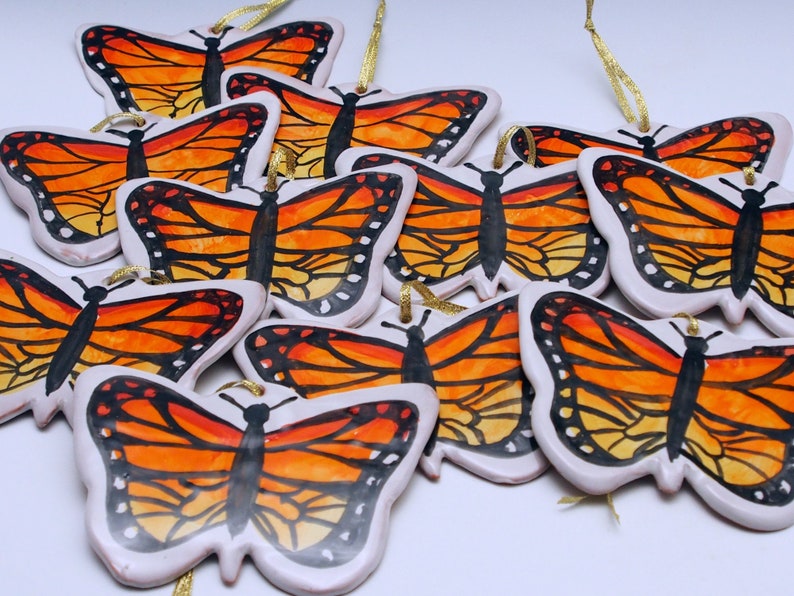 Monarch Butterfly Insect Tree Holiday Christmas Ornament or Etsy