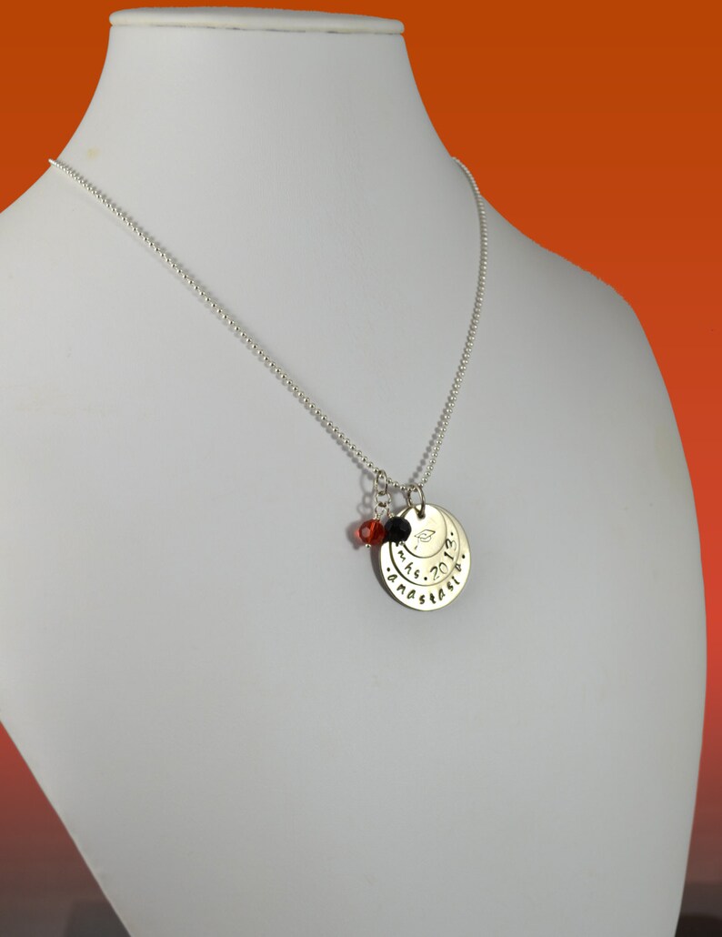 Personalized Graduation Necklace Senior Necklace Class of Etsy