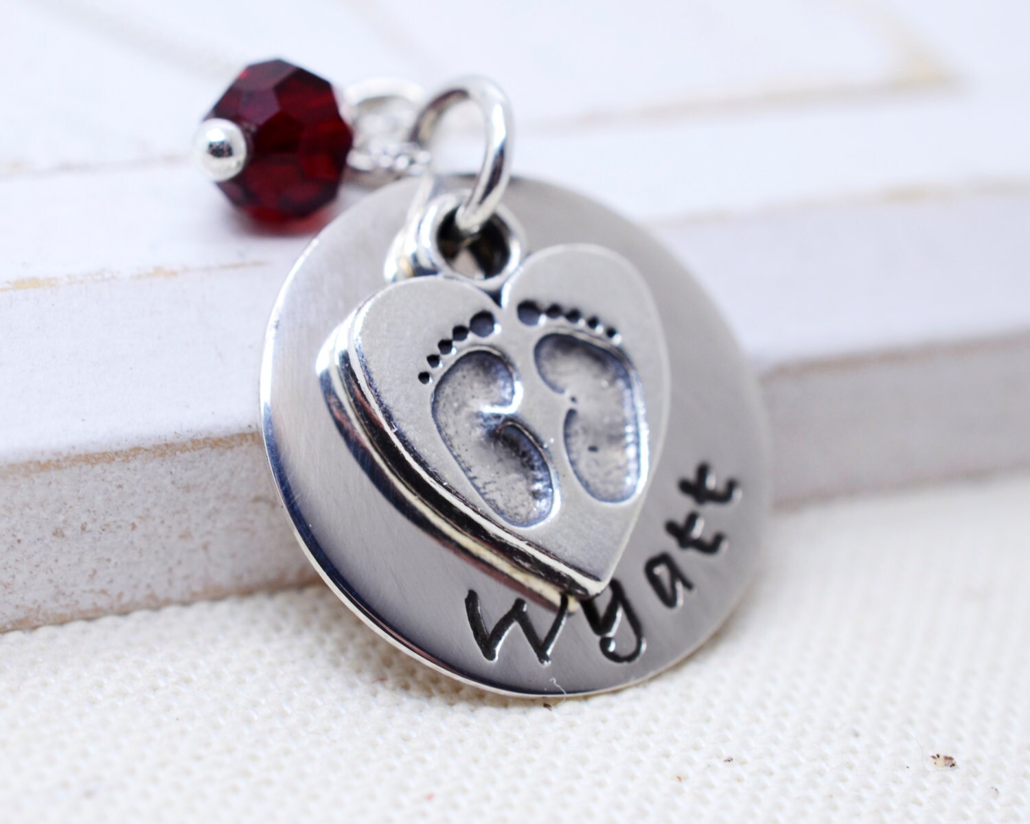 personalized baby necklace for mom