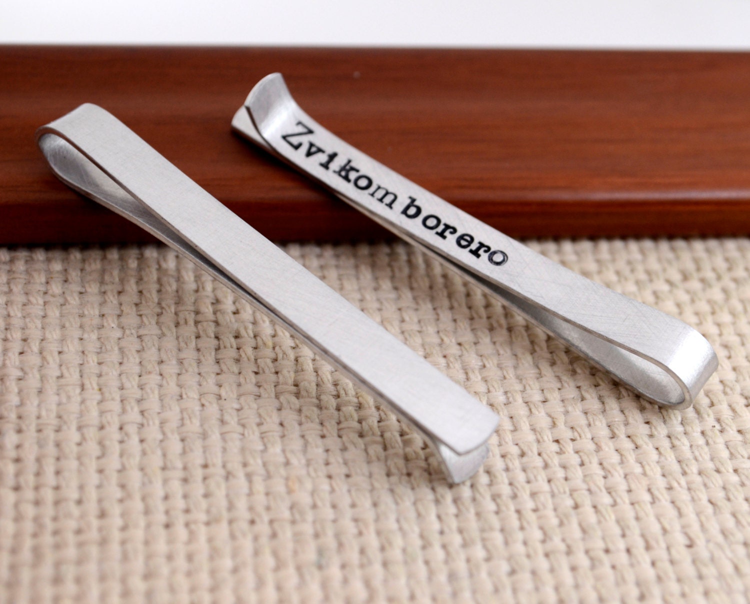 Father of the Groom Tie Clip Father of the Groom Tie Bar Hand Stamped Wedding Dad Gift for Dad