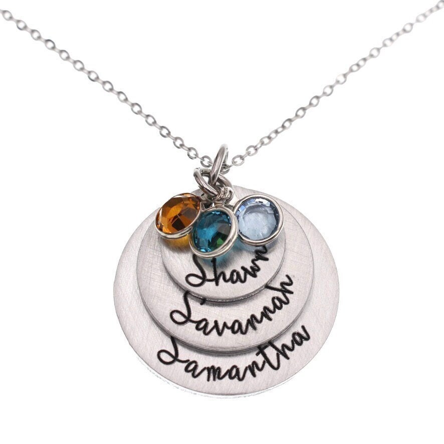Grandma Necklace, Nana Necklace, Kids 