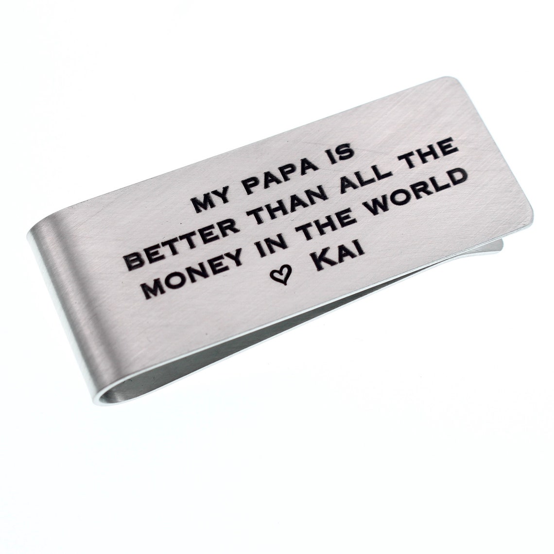 Personalized Money Clip for Dad Custom Money Clip Engraved Etsy