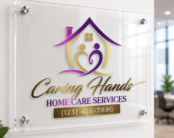 Custom Home Health Care Logo for Caregiver and Senior Care Businesses