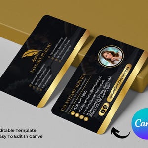 Sjabloon voor visitekaartjes notaris | Marketingsjabloon voor notarissen | Brandingkit notaris | Vastgoedvisitekaartje | Notarissjabloon