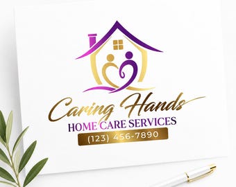 Home Health Care & Clinic Logo – Custom Nurse Design