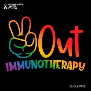 Peace Out Immunotherapy Svg Png, Oncology Nurse Svg, Kill Cancer Svg, Last Day Of Chemo Gift, Digital Download Sublimation Png & Svg Cricut