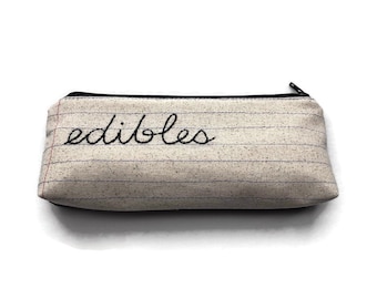 Bolsa para comestibles - Bolsita con cremallera hecha a mano - Hecha a pedido