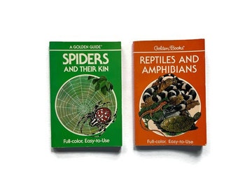 Golden Field Guides - Spiders or  Reptiles and Amphibians