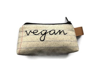 Vegan - Credit Card Case - Made to Order