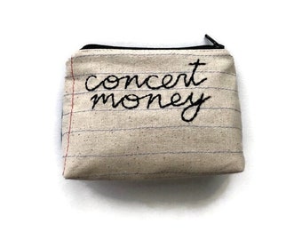 Concert Money Bag - Customizable