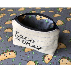 Sacchetto porta soldi per tacos - Fatto su ordinazione