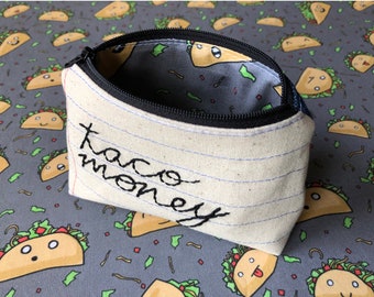 Taco Money Bag - Made to Order