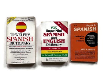 Spanish Language Dictionaries and Phrasebook