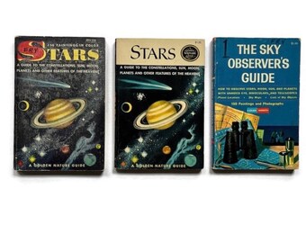 Vintage Golden Field Guides to Stars - Make Your Choice - Ready to Ship