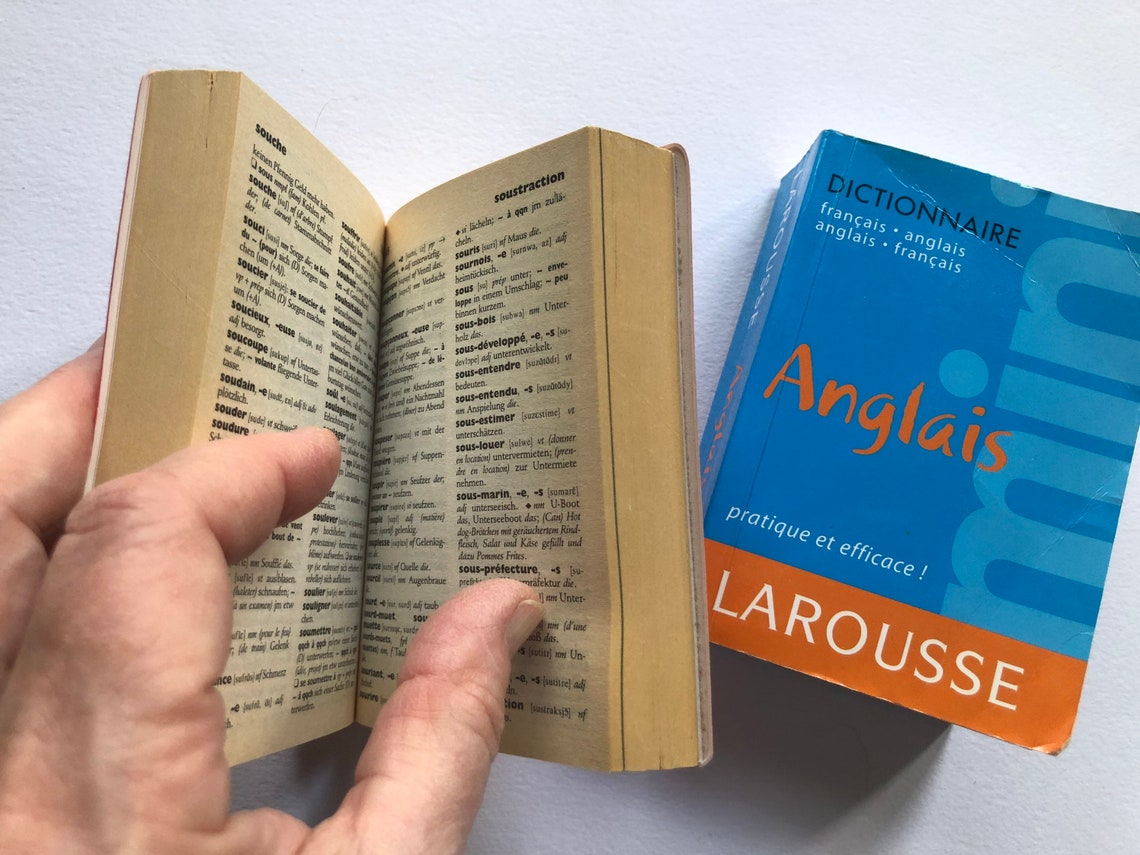 Larousse Mini Vintage Larousse Mini Dictionary: French-dutch & French-english - Etsy