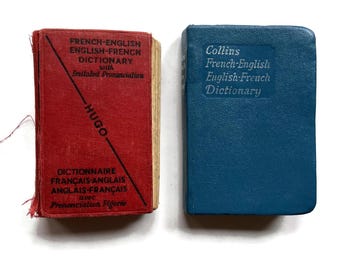 Vintage French-English Dictionaries