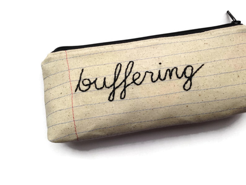 Net Neutrality Zipper Pouch Buffering Craftivism