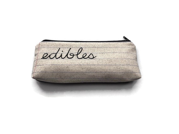 Stash Bag Handmade Ready to Ship Zipper Pouch