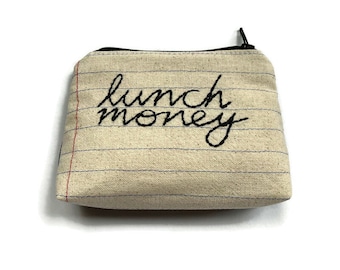 Lunch Money Bag - Etsy’s Pick