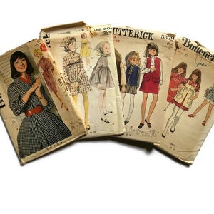Vintage Sewing Patterns - Butterick Patterns - As Is - Ready to Ship