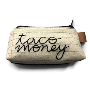 Estuche para tarjetas de crédito Taco Money - Hecho a medida